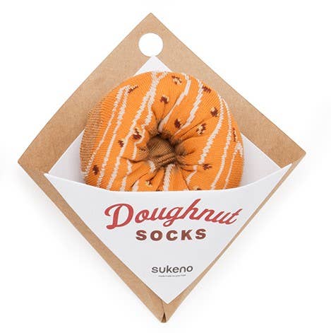 Sukeno Socks - Doughnut Socks - Orange Spice